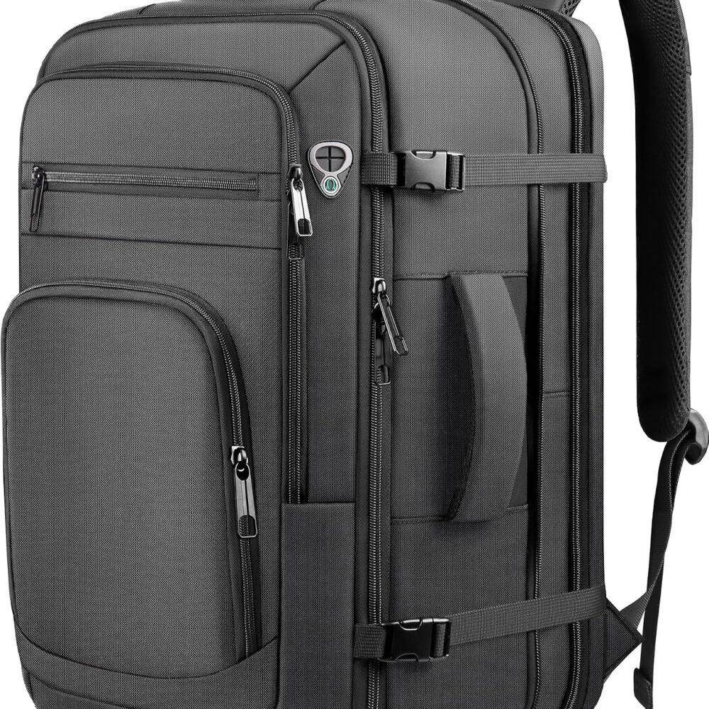 Travel Backpack, Expandable Carry On Backpack Flight Approved,17.3" Laptop
