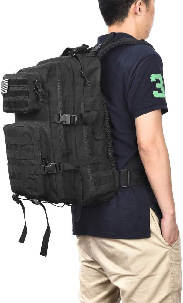 REEBOW GEAR Military Tactical Backpack Large Army 3 Day Assault Pack Molle Bag Backpacks - Image 8