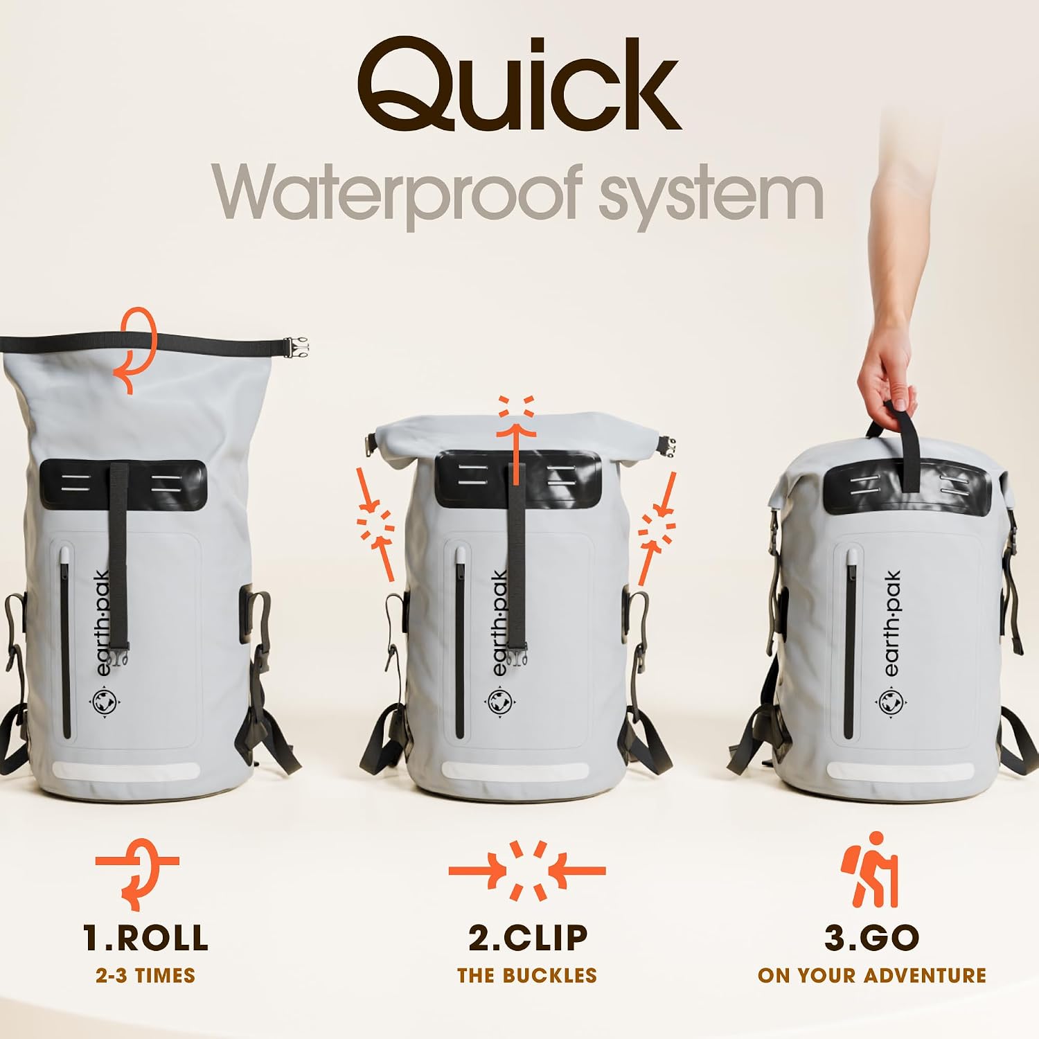 Waterproof Dry Bag Backpack 85L - Kayaking Boating Fishing Rafting Marine - Image 6