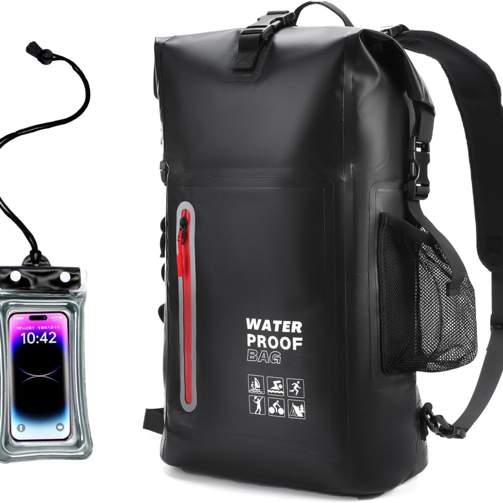 Waterproof Backpack, Waterproof Backpack That Can Float, Suitable for Kayaking And Beach Activities, Outdoor Moisture-Proof Bag